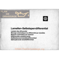 Volkswagen Type All Octobre 1969 Slip Differential Instruction