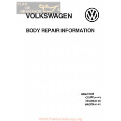 Volkswagen Vanagon 1982 1985 Body Repair Manual