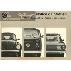 Volkswagen Vw 1974 Notice Entretien