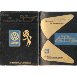 Volkswagen Beetle Type 1 December 1960 Owner S Manual Portuguese