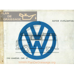 Volkswagen Westfalia 1967 Camping Manual French
