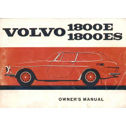 Volvo 1800 Es Owner S Manual 1972