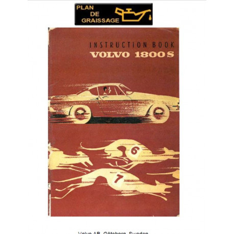 Volvo 1800 S Instruction Book 1967