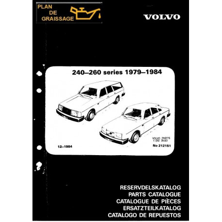 Volvo 240 260 Catalogue Piece 1979 1984