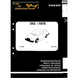 Volvo 343 Catalogue De Pieces 1979