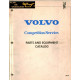 Volvo Competition Service Parts And Equipment Catalog No 7771017 6 Sm