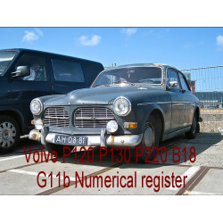 Volvo P120 P130 P220 B18 G11b Numerical Register