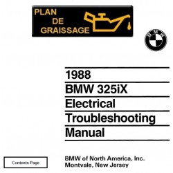 Bmw 325ix E30 Electrical Troubmeshooting 1988