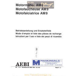 Aebi Am9 Motofaucheuse