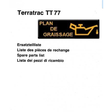 Aebi Terratrac Tt77 Liste Pieces Spare