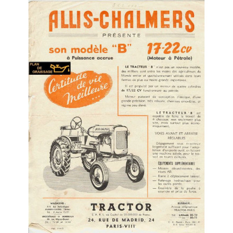 Allis Chalmers B 17 22 Cv