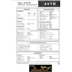 Avto D 65 M 611 Tracteur