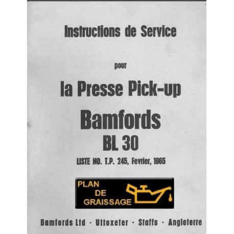 Bamfords Bl 30 Presse Pickup