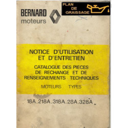 Bernard 18a 218a 318a 28a 328a Moteur