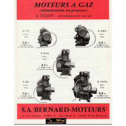 Bernard Bm Gaz Propane Moteur