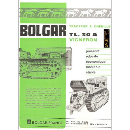 Bolgar Tl30a Chenillards