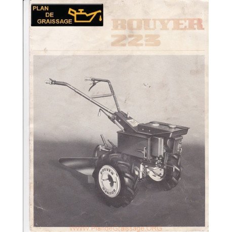 Bouyer 223 Info Motoculteurs