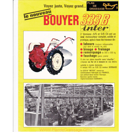 Bouyer 333 B Motoculteurs