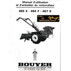 Bouyer 464 465 467 Motoculteurs