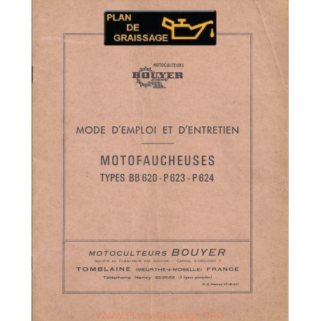 Bouyer Bb 620 Motoculteurs