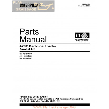 Caterpillar 428e Snl1 Crs1 Crx1 G4d1