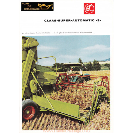 Claas Super Automatic S Moiss Bat Moissonneuses