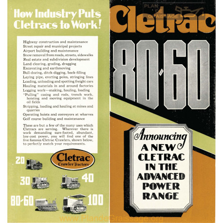 Cletrac 80 60