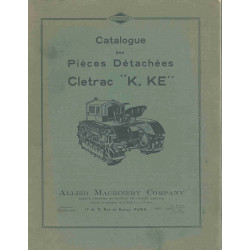 Cletrac K Et Ke Catalogue Pieces Detachees Chenillards