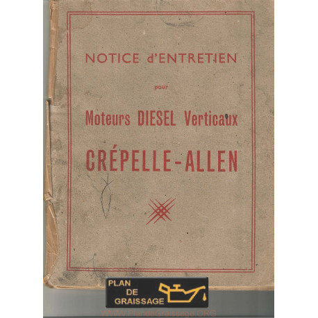 Crepelle Allen Notice Entretien 128cv Moteur