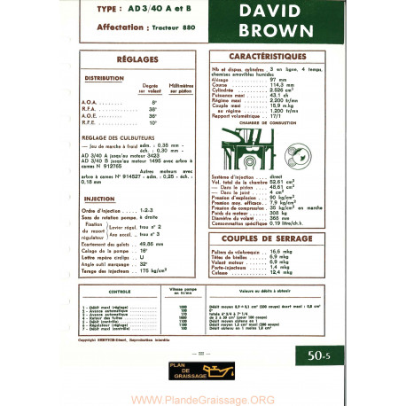 David Brown Ad3 40a B