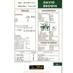 David Brown Ad4 40t U Moteur