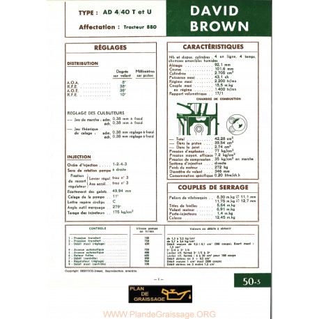 David Brown Ad4 40t U Moteur