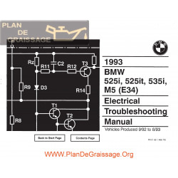 Bmw 525i 525it 535i M5 1993 Electrical Troubleshooting Manual