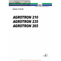 Deutz Agrotron 210 235 265 Manuel Atelier
