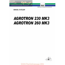 Deutz Agrotron 230 260 Manuel Atelier