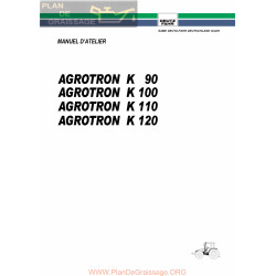 Deutz Agrotron K 90 100 110 120 Manuel Atelier