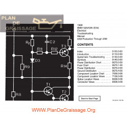 Bmw 525i 535i 1988 Electrical Troubleshooting Manual