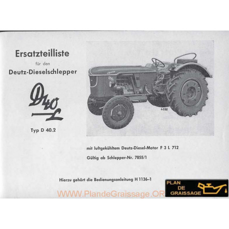 Deutz D40 L712