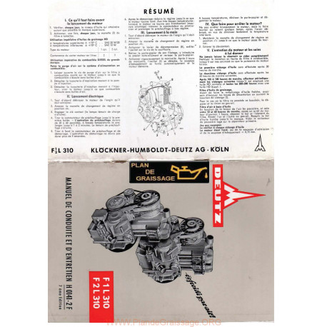 Deutz F1l310 F2l310 H0141 2f