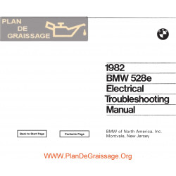 Bmw 528e 1982 Electrical Troubleshooting Manual