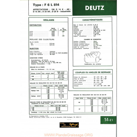 Deutz F6 L 814 Moteur