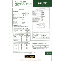 Deutz F8 L 814 Moteur