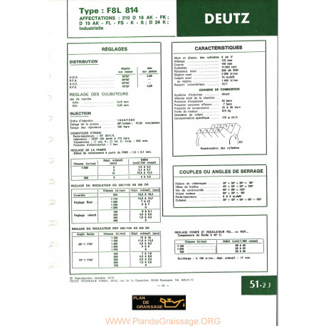 Deutz F8 L 814 Moteur