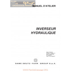 Deutz Inverseur Hydaulique 80 105 Chx Manuel Atelier