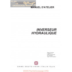 Deutz Inverseur Hydraulique 110 130 Chx Manuel Atelier