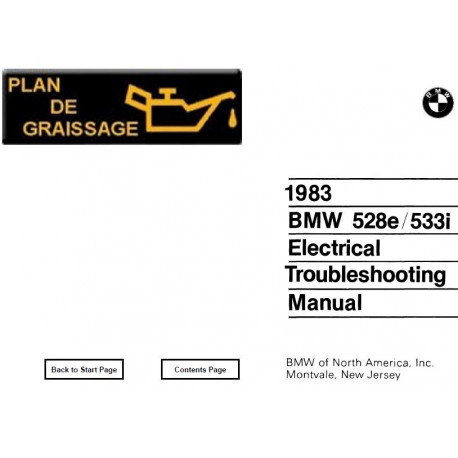 Bmw 528e 533i E28 Electrical Troubmeshooting 1983