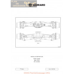 Deutz Pont Avant Agrotron 210 265 Carraro 2049 Manuel Atelier