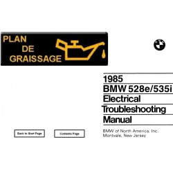 Bmw 528e 535i E28 Electrical Troubmeshooting 1985