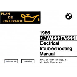 Bmw 528e 535i E28 Electrical Troubmeshooting 1986