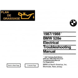 Bmw 528e E28 Electrical Troubmeshooting 1987 1988